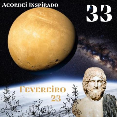 Acordei Inspirado - 33/2023