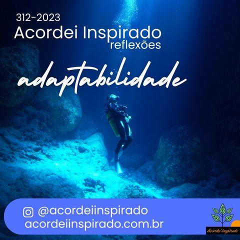 Acordei Inspirado 312/2023 - adaptabilidade