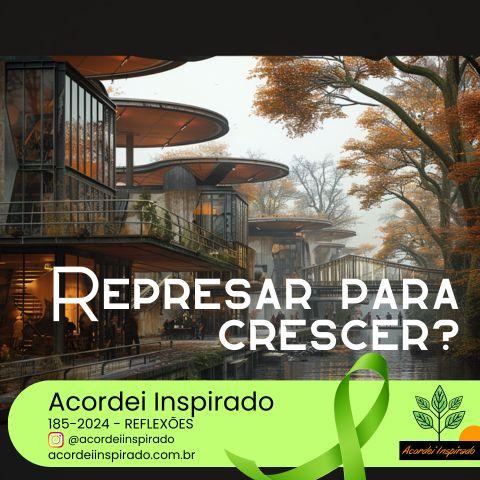 Acordei Inspirado 185/2024 - Represar para crescer?