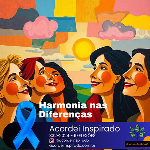 Acordei Inspirado 332/2024 - Harmonia nas Diferenças