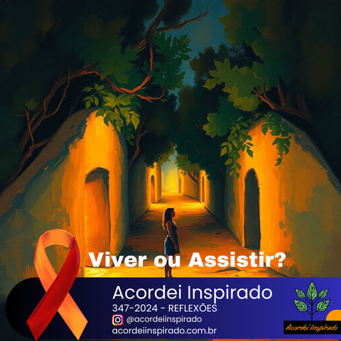 Acordei Inspirado - 347/2024 - Viver ou Assistir?