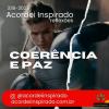 Acordei Inspirado 338/2023 - Coerência e paz