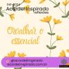 Acordei Inspirado 041/2024 - Orvalhar o essencial