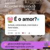 Acordei Inspirado 058/2024 - É o amor?